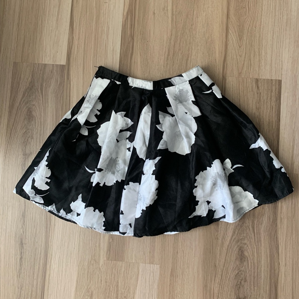 formal floral skirt